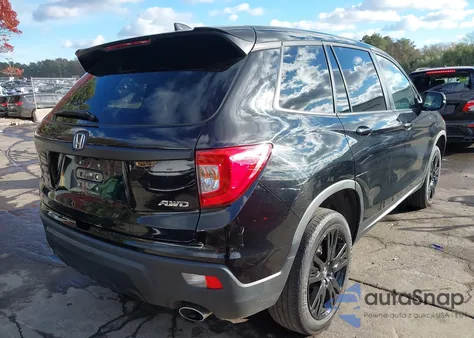 2021 Honda Passport Awd Ex-L from USA, damaged, VIN 5FNYF8H57MB004862